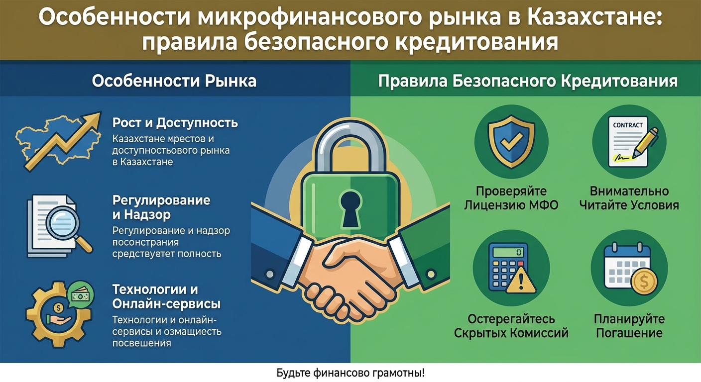 Особенности микрофинансового рынка в Казахстане: правила безопасного кредитования